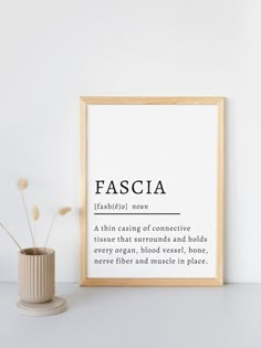 Massage Therapy Poster Fascia Definition - Etsy Massage Room Artwork, Massage Therapy Rooms Ideas Diy, Massage Window Display Ideas, Massage Therapy Decor, Massage Therapy Room Decor, Massage Therapy Rooms Ideas Business, Aesthetic Massage Room, Massage Therapy Tattoos, Sports Massage Room Ideas