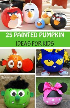 25 painted pumpkin ideas for kids