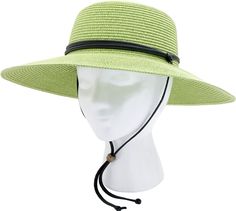 Wide Hat, Hand Band, Womens Beach Hat, Gardening Hat, Tea Green, Outdoor Hats, Sun Care, Hat Band, Wide Brimmed Hats