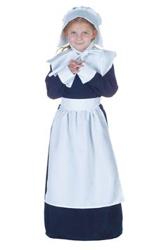 Established 2006 | Satisfaction GUARANTEED | Fast Shipping Click Here For More Great Items! | Follow us as your Favorite Seller Pilgrim Girl Costume Child Colonial Thanksgiving Halloween Underwraps 26947 Product Details: Full length dress with apron, collar, and bonnet. Child Fits Sizes: Small (4-6), Medium (6-8), Large (10-12), Extra Large (14-16). Shipping Shipping costs will be determined by eBay's shipping calculator according the dimensions and weight of this item unless otherwise specified Pilgrim Costume, Native Costume, Children Costumes, Costume Works, Bee Costume, Games Halloween, Beautiful Halloween, Party Costumes, Theatre Costumes