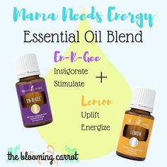 Energy Essential Oil Blend, Energy Essential Oil, Rollerball Recipes, Low Energy Remedies, Energy Remedies, Roller Blends