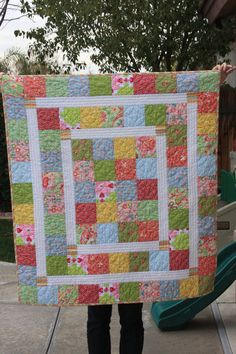 an image of a baby quilt on facebook