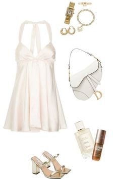 Gold Outfit Aesthetic, Polyvore Outfits Aesthetic, Cute Outfits Polyvore, Aesthetic Party, Gold Outfit, Gold Aesthetic, Outfit Aesthetic, Cute Everyday Outfits, Dressy Outfits