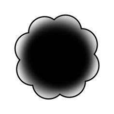 a black and white image of a cloud