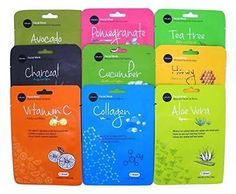 Celavi Essence Facial Face Mask Paper Sheet Korea Skin Care Moisturizing 9 Pack 643597783279 | eBay Korean Mask, Coffee Facial, Coffee Mask, Mask Paper, Facial Face, Glowing Radiant Skin, Facial Sheet Mask, Homemade Lotion, Cosmetics Products