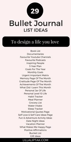 Bullet Journal List Ideas, Journal List Ideas, Journal List, Bullet Journal Lists, Bullet Journal 2020, Journal Lists, Bullet Journal Mood, Bullet Journal Planner