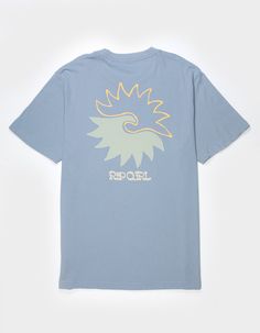 Rip Curl Swc Breaker Tee. Graphic On Chest. Large Graphic On Back. Relaxed Fit. Crew Neck. Short Sleeve. 100% Cotton. Machine Wash. Imported. Camp Fits, Surfer Clothes, Surf Tee Shirt, Grand Turk, Wwe T Shirts, Flannel Sweatshirt, Light Blue Shirt, Graphic Trends, Tee Designs