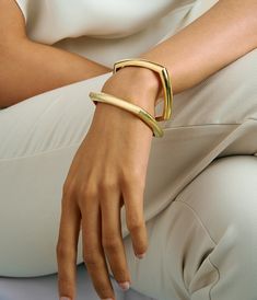 Quad Bangle-Bracelet-Zanardi-G230-David Webb Gold Bangle Bracelet For Women, Jewellery Lookbook, Diy Baubles, Simple Gold Bangle, Solid Gold Bangle, Gold Jewelry Design, Pave Bangle, Bracelet For Girls, Gold Bangle Set