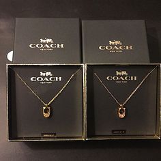 Coach - “C” Necklace (Nwt) New. Unused / Unworn With Tags Coach Gift Box Included Please Note: Price Is For Each Available Colors: 1) Gold-Tone 2) Rose Gold-Tone Please Ask Questions, If Interested. Reasonable Offers Welcome! Please Do Keep In Mind The Fees Poshmark Deducts. Perfect Gift For Any Occasion Or Any Ages! Smoke & Pet Free Environment Chic Coach Jewelry As Gift, Chic Coach Jewelry As A Gift, Classic Coach Jewelry For Gifts, Elegant Coach Necklace For Gift, Circle Stone Necklace, Coach Necklace, C Necklace, Open Circle Necklace, Pink Heart Necklace