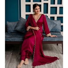 Formal Kurta Suits For Women, Satin Silk Indian Dress, Satin Kurti Pant Design, Satin Salwar Suit Design, Kurta Salwar Designs Women, Indian Salwar Suit Designs, Plain Satin Kurti Designs Latest, Satin Pakistani Dress, Satin Kurta Design