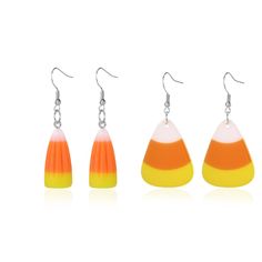 PRICES MAY VARY. Candy Corn Earrings：Different styles of cute dangle food earrings with candy corn, yellow corn and green vegetables are ideal for Halloween, Thanksgiving and Christmas to add a sparkle to your look. Unique design:These earring have cute and classic autumn elements，Halloween Statement Earrings.It makes you very fashion trendy. Get ready for your next Halloween party! These clever earrings will be just the thing to wear! comfy size:Our earrings are compact, lightweight, acrylic, h Corn Vegetable, Corn Earrings, Autumn Elements, Candy Corn Earrings, Yellow Corn, Earrings For Girls, Food Earrings, Earrings Halloween, Green Vegetables