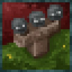 an image of a pixelated animal in the grass