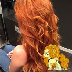 Red And Orange Hair Dye Ideas, Orange Purple Hair, Adagio Dazzle, Japanese Hair Color, Multicolored Hair Aesthetic, Purple Pink Orange Yellow Hair, Orange Red Hair Aesthetic, My Little Pony Hair