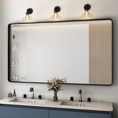 Transform your space with our Elegant Aluminum Bathroom Mirror, a perfect blend of style and functionality. The chic black framed design enhances any decor, making it suitable for a variety of rooms, including your bathroom, bedroom, and dressing area. Constructed with lightweight yet sturdy aluminum, this mirror ensures ease of handling without compromising on strength. The high-definition float glass provides a flawless reflection, making it a reliable choice for daily grooming and enhancing y Black Bathroom Mirror, Rectangular Bathroom Mirror, Horizontal Mirrors, Black Vanity Bathroom, Black Mirror Frame, Framed Mirrors, Wall Bathroom, Mirror Design Wall, Frame Mirror