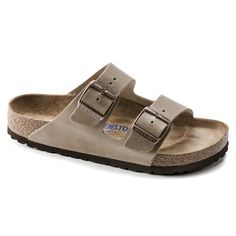 Arizona Oiled Leather Tobacco Brown | shop online at BIRKENSTOCK Birkenstock Styles, Two Strap Sandals, Simple Sandals, Birkenstock Women, Calf Muscles, Footbed Sandals, Stylish Sandals, Zermatt, Birkenstock Arizona