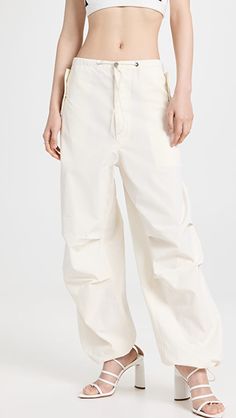 Dion Lee Toggle Parachute Pants | SHOPBOP Parachute Pant, Dion Lee, Number 4, Adjustable Waistband, Oversized Silhouette, Australian Fashion, China Fashion, Summer 24, Baggy Fits