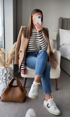 Casual Chique Stijl, Style Inspiration Casual, Winter Fashion Outfits Casual, Casual Day Outfits, Elegante Casual, Mode Casual, Casual Work Outfit, Stylish Work Outfits