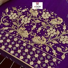 A Art Studio on Instagram: “UNSTITCHED BLOUSE PIECE - 18k Contact - 9133502232 . . . #aartstudio #aariwork #aariworkblouse #maggamwork #maggamworkblouse #blouse…” Blouses Pattern, Magam Work Designs, Pink Blouse Designs, Khatli Work, Silk Saree Blouse Designs Patterns, Hands Design, Designs Blouse, Bridal Suits, Maggam Work Designs