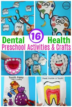 Preschool Teeth Activities, Health Preschool Activities, Preschool Dental Health, Dental Health Preschool Activities, Dental Activities, Preschool Community Helpers Theme, Health Preschool