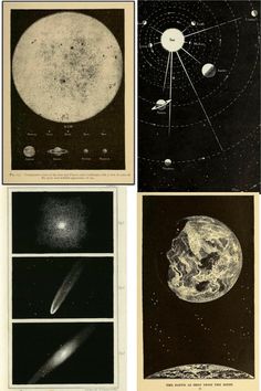 four different views of the solar system