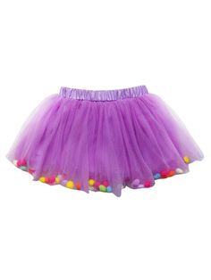 Lavender Purple Pom Pom Girls Tutu - Kids Size Tulle Tutu Happy Birthday Party Skirt - Sydney So Sweet Princess Tutu Costumes, Pom Pom Tutu, Tutu Birthday Party, Diy Tutu Skirt, Tutu Skirt Kids, Pink Tutu Skirt, Green Tutu, Christmas Tutu, Kids Tutu