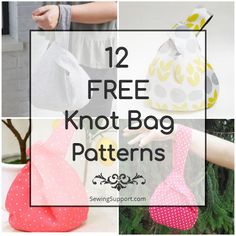 the 12 free knott bag patterns to sew