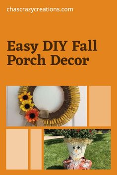 easy diy fall porch decor Fall Porch Decorating Ideas, Autumn Porch, Decorating Videos, Patio Storage, Fall Is Coming