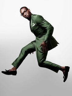 Tinie Tempah Green Suit Men, Gentleman Mode, Tinie Tempah, Green Suit, Sharp Dressed Man, Modern Gentleman, 인물 사진