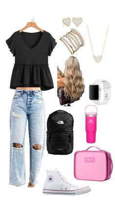 Cute school picture day ootd #pictureday #school #cuteoutfitsforschool #preppy Picture Day Outfit, School Picture Day, Picture Day Outfits, School Picture, Cute Country Outfits, Day Outfits