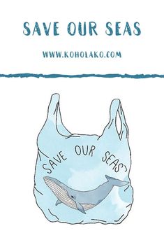 save our seas bag with a whale on it