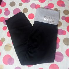 Brand New With Tags Size Small Retail Price Is 45$ Black And Grey Color With Silver Shiny Pink Print On Front. Very Good Quality Pink Victoria's Secret Yoga Crop Leggings Victorious Outfits, Mcbling Room, Victoria Secret Pink Yoga Pants, Vs Leggings, Vs Pink Leggings, Celtic Goddess, Victoria Secret Outfits, Cut Out Leggings, Pink Yoga Pants