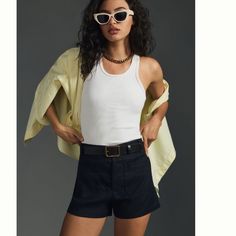 Shorts Are New, Never Worn No Price Tag Nwt Anthropologie Maeve The Colette Shorts : Linen Edition Size 30 Color Black Waist 15.5” Length 13.5” Measured Side To Side, Unstretched And Flat. Size & Fit Standard: 12" Rise 2.5" Inseam 12" Leg Opening Fitted Mid-rise Summer Shorts, Fitted Mid-rise Shorts For Night Out, Cotton High-waisted Shorts For Night Out, High-waisted Cotton Shorts For Night Out, Chic Mid-rise Shorts For Night Out, Chic Stretch Mid-rise Shorts, Fitted Shorts For Summer Nights Out, Fitted Summer Shorts For Night Out, Fitted Shorts For Night Out In Summer