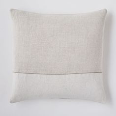 a white pillow on a white background