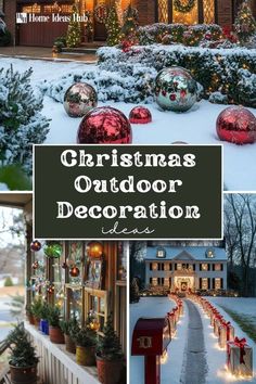 christmas outdoor decoration ideas for the front yard