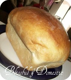 a close up of a loaf of bread on a plate