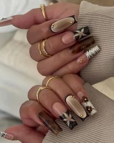 Unique Fall Nails, Art Tips And Tricks, Creative Nail Ideas, Gel X Nails, X Nails, 3d Nail Art Designs, Nail Art Tutorials, Art Challenges, Nail Art For Beginners