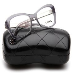 New Chanel Grey Eyeglasses Frames Frame Color: Grey Material: Acetate Lens: Demo With Print Arms: Chanel Logo Signature On Both Temples Includes: Chanel Eyeglasses Case, Cleaning Cloth, Box, And Booklet. Brand New! Chanel Eyeglasses, Eyeglasses Case, Red Sunglasses, Clear Glasses, Tortoise Shell Sunglasses, Chanel Logo, Chanel Accessories, Chanel Sunglasses, Rectangle Sunglasses