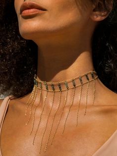 Popular Jewelry Trends 2024, Looks Hippie, Handmade Choker Necklace, Estilo Hippie, Handmade Wire Jewelry, Gold Choker, Elegant Necklaces, Choker Necklaces