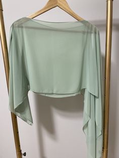 Nossa Capa é confeccionada em Crepe Chiffon 	 Não possui forro, tem leve transparência. 	Tamanho único. Verde Lima, Chiffon, Ballet, Dresses, Quick Saves