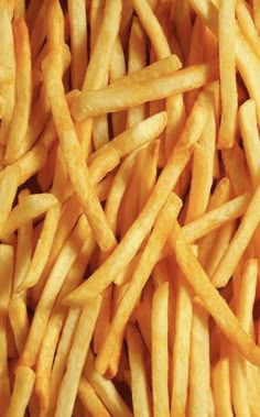 french fries piled on top of each other