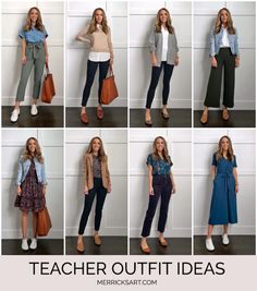 Teacher Capsule Wardrobe - Merrick's Art Teacher Outfits 2023-2024, Jogger Teacher Outfit, January Teacher Outfits, Teacher Outfits 2024, Teacher Work Outfits, Easy Teacher Outfits, Teacher Outfit Inspiration, Teacher Outfit Ideas, Teacher Capsule Wardrobe