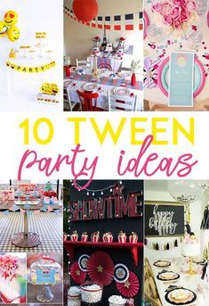 Plan your tween's birthday with one of these 10 Tween Party Ideas (like an 80' party, glamping party and emoji party) on Love The Day by Lindi Haws. Preteen Birthday, Emoji Birthday Party, Sleepover Birthday Parties, Girls Birthday Party Themes, Girl Bday Party, Emoji Birthday, 9th Birthday Parties