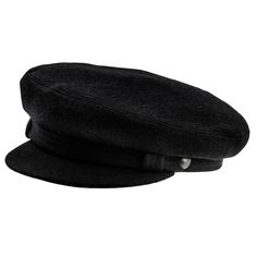 Traditional Maciejówka cap. Cap is made with warm woolen cloth. It is lined with viscose lining , has a natural leather sweatband and two dark oxidized finish buttons. It has a shape memory visor 4.5cm len. and a crown diameter of ca. 23cm. Pattern with many names in many places of the World (althought with small visual differences). In Poland it is called Maciejówka, in Greece similar caps are called fisherman caps, in West Europe it would be called Breton cap, in Anglo-Saxon countries fiddler Breton Cap, Fiddler Cap, Chimney Sweep, Peaked Cap, Man Hat, Greek Style, Taxi Driver, Leather Fabric, Natural Leather