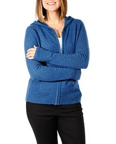 Gigi Reaume 100% Cashmere Zip Front Cardigan Hoodie Sweater (Medium, Teal) Blackfriday Thanksgiving sale USA Cardigan Hoodie, Cashmere Hoodie, Hoodie Cardigan, Amazon Products, Cashmere Cardigan, Sleeve Cardigan, Long Sleeve Cardigan, Sweater Fashion