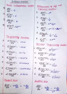 a piece of paper that has some writing on it with different types of numbers and letters