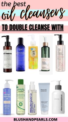 Best Cleansers For Double Cleansing, Double Cleanse Method, Double Cleanse Products, Best Cleansing Oil For Oily Skin, Korean Oil Cleanser For Oily Skin, Double Cleanser For Oily Skin, Oil Cleansing Method For Acne, Korean Cleanser For Oily Skin, Double Cleansing For Oily Skin