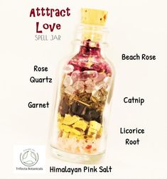 Attract Love Spell Jar, Attract Love Spell, Herbs Spells, Manifestation Candles, Love Spell Jar, Wicca Recipes, Witch Bottles