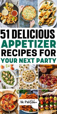 five delicious appetizer recipes for your next party