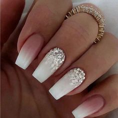 Super Cute And Stylish Ships In 5-10 Business Days Ballet Nails, Nail Type, Coffin Press On Nails, Fake Nails With Glue, Nails Medium, Nails French, Nailed It, White Square, Nail Accessories