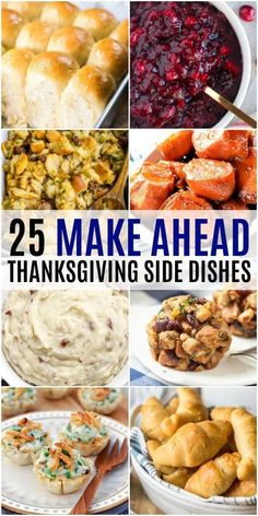 25 thanksgiving side dishes to make ahead